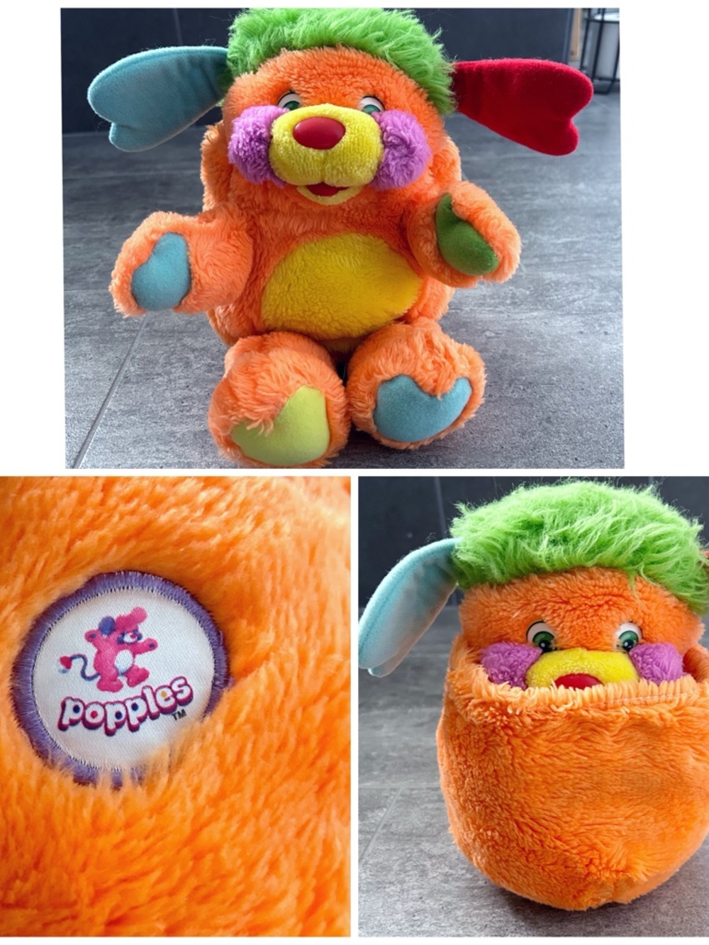 1986 Orange Popples
